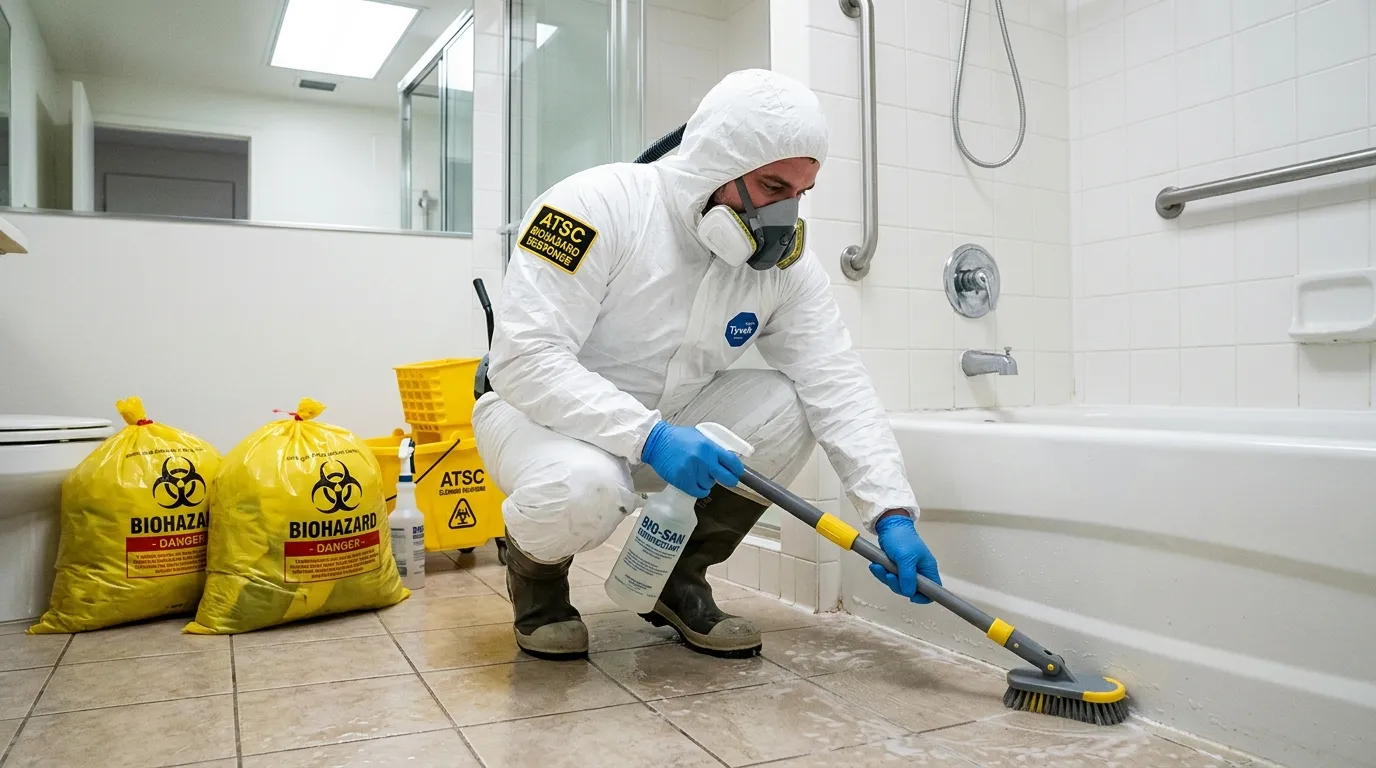 Decontamination equipment deployed for Blood Cleanup in Center City